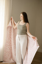 Mama Leopard Pink Blanket