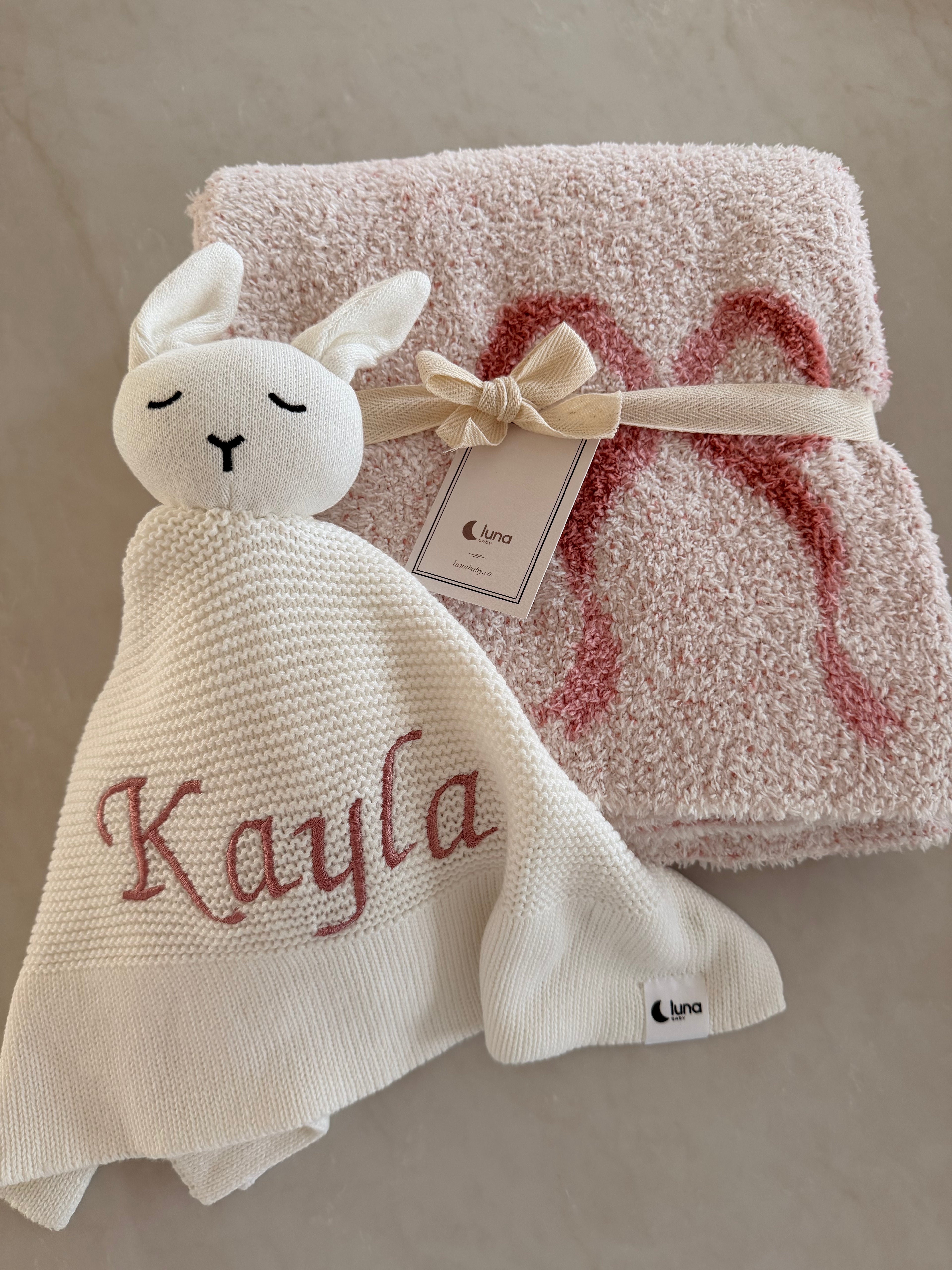 Bunny Lovey (Custom Embroidery)