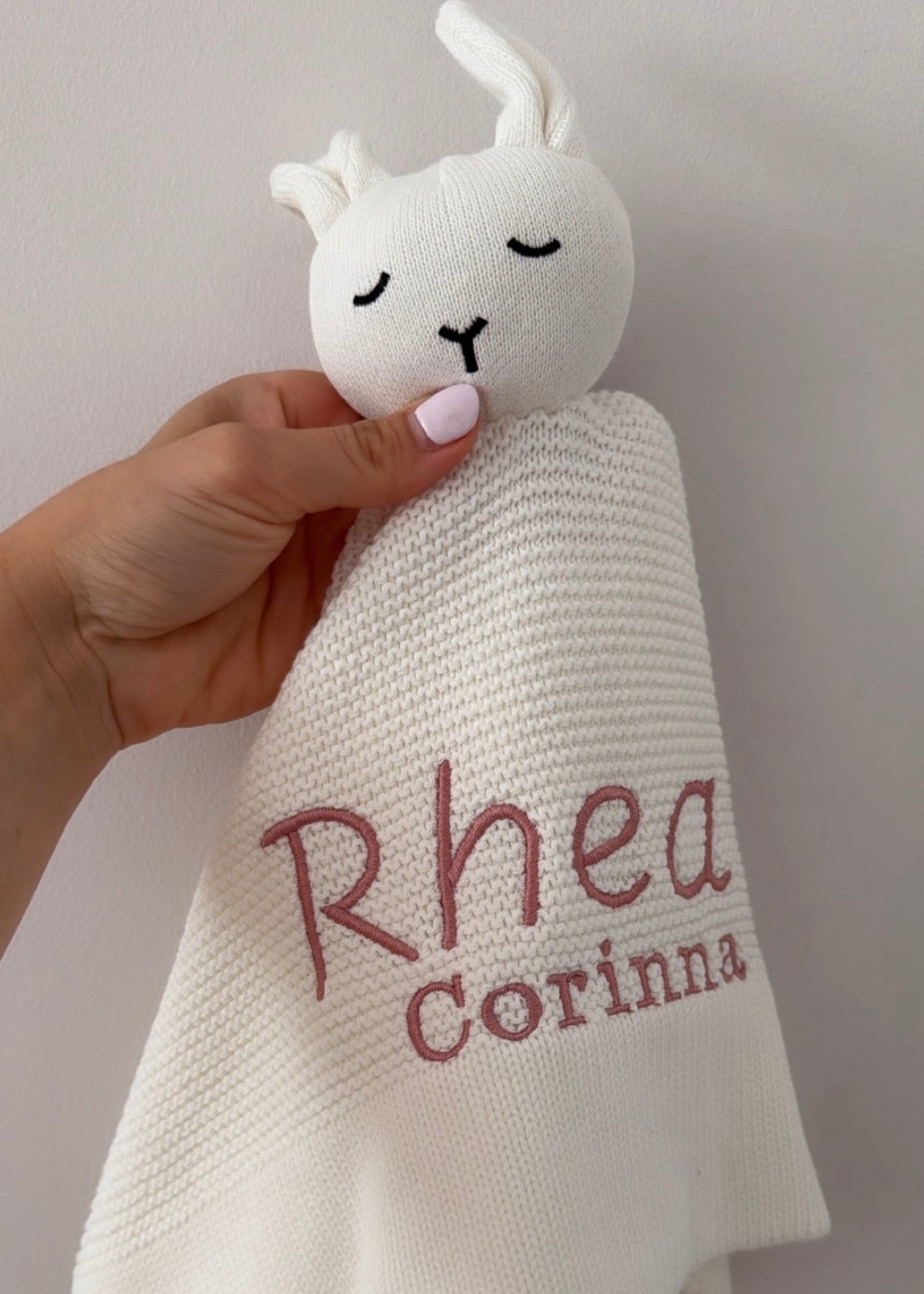 Bunny Lovey (Custom Embroidery)