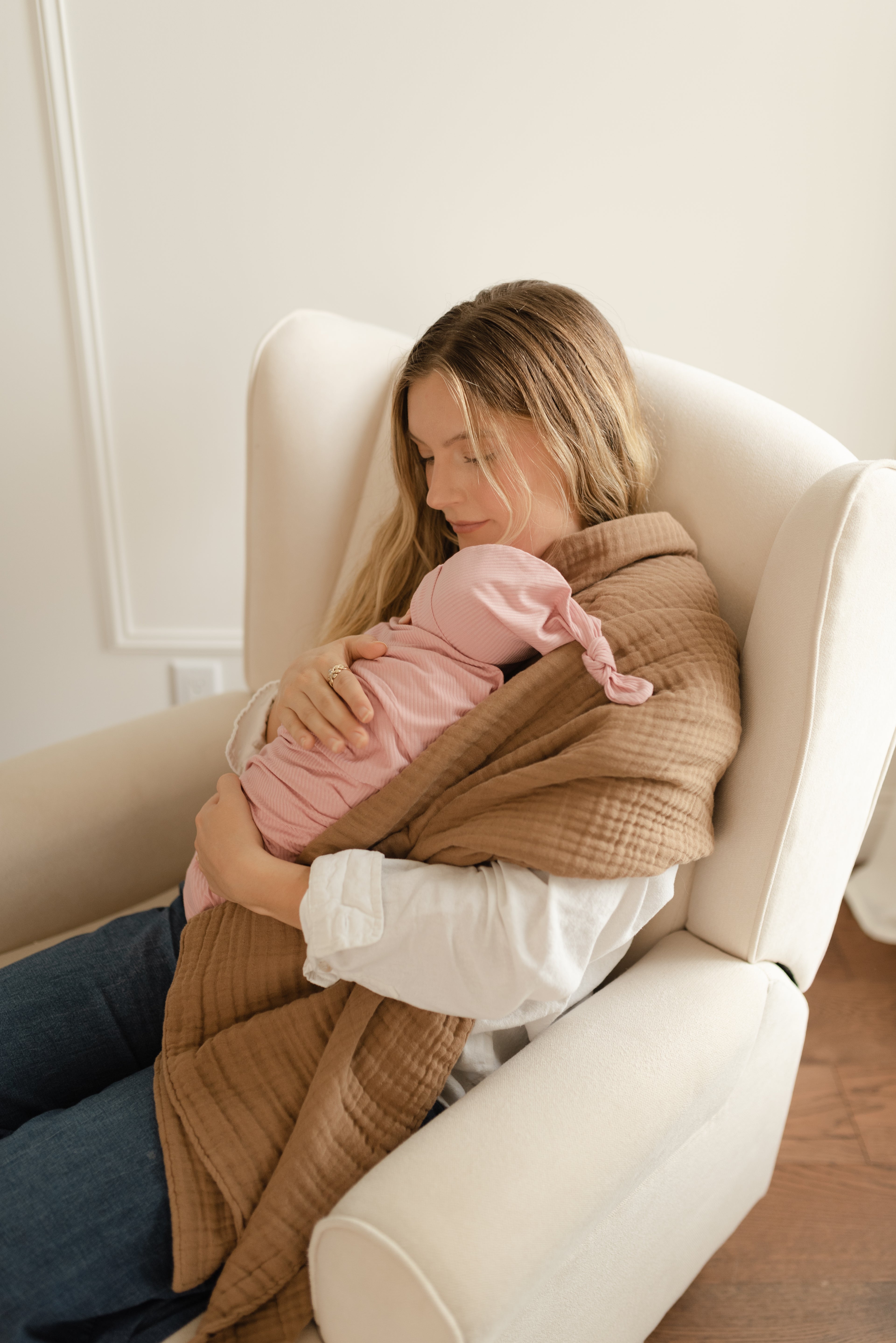 Bubble Muslin Blanket (Custom Embroidery)